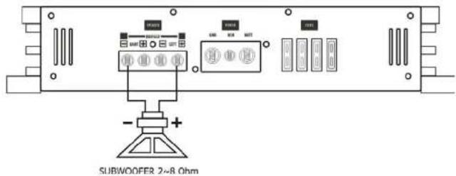 Ground Zero GZHA 4150 X - Luidspreker aansluitingen - GZHA 2350XII - 3
