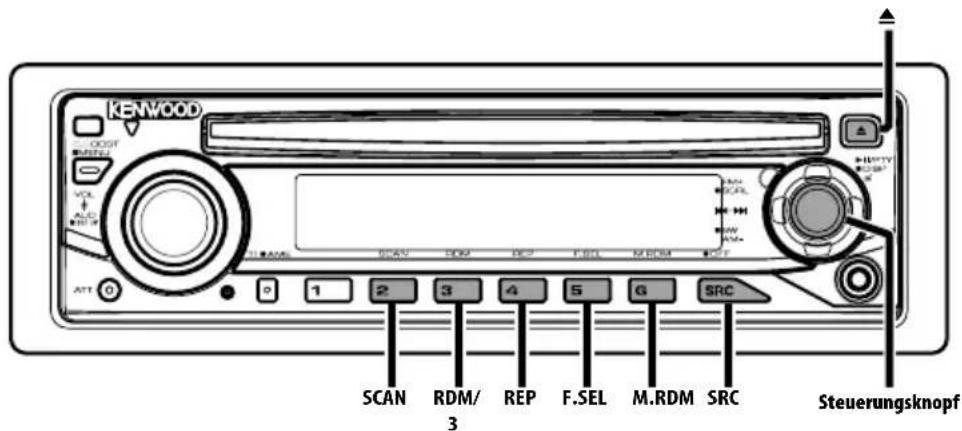 KENWOOD KDCW311G - Ändern der Sprache für die PTY-Funktion - 1