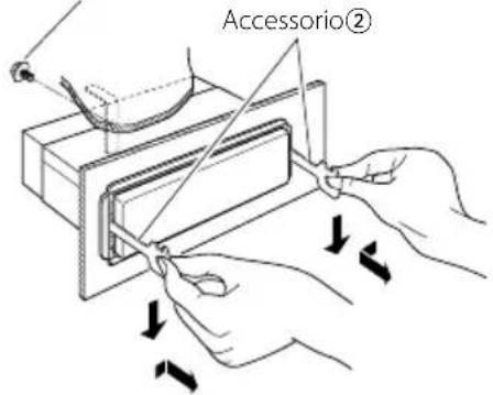 KENWOOD KDCW311G - Rimozione dell'apparecchio - 1