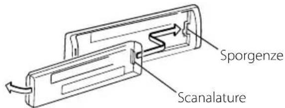 KENWOOD KDCW311G - Reinstallazione del frontalino - 1