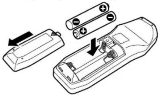 KENWOOD KDCW311G - Batterijenplaatsen en verrangen - 1