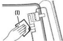 KENWOOD KDCBT49DAB - Vorsicht Beim Installieren des Antennenkabels im Innerer der Frontsaule bei eingebautem Airbag - 5
