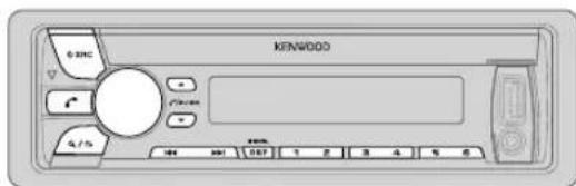 KENWOOD KDCBT49DAB - Nehmen Sie die Einstellungen zum Empfang eines Anrufs vor - 1