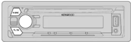 KENWOOD KDC10UR - PRISE EN MAIN - 1