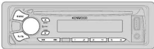 KENWOOD KDC102UR - PROCEDIMIENTOS INICIALES RADIO - 1