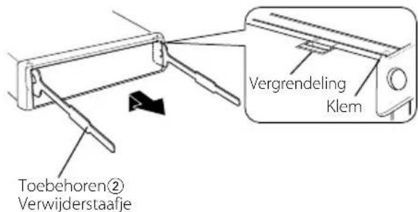 KENWOOD KDCW312A - Verwijdersen van het harde rubberframe - 1