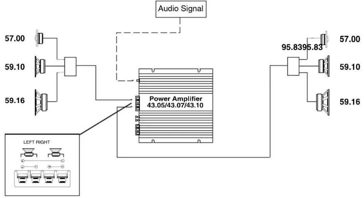 Macrom 43.05 - ENDSTUFE MIT DISKRETEN KOMPONENTEN (TRANSISTOREN) - 1