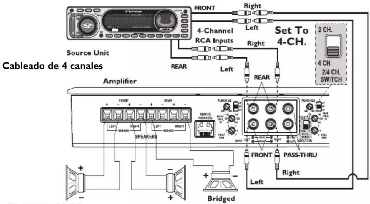 Rockford Fosgate T4002 - PRECAUCIÓN: - 5