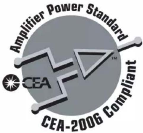 Amplifier Power Standard CEA CEA-2006 Compliant