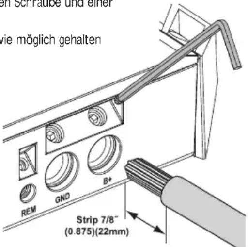 en schraube und einer vie möglich gehalten REM GNO B+ Strip 7/8" (0.875)(22mm)
