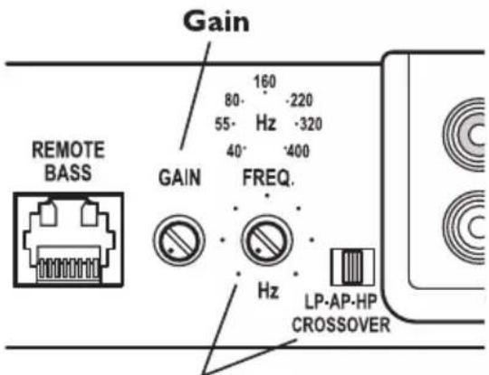 Rockford Fosgate Punch P8002 - RÉGLAGE DE LA FREQUENCY DU FILTR PASSIF - 1