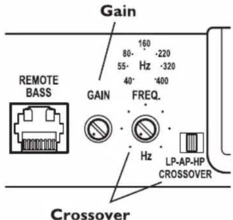 Rockford Fosgate Punch P8002 - REGOLAZIONE DELLA FREQUENZA DI INCROCIO - 1