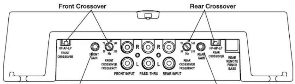 Rockford Fosgate Power 551X - ADJUSTING GAIN - 1