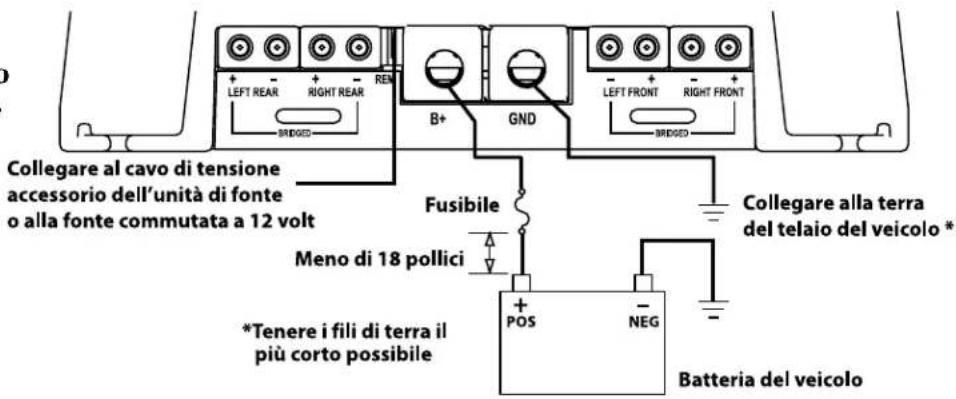 Rockford Fosgate Power 551X - Collegamento alla tensione - 1