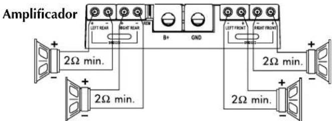 Rockford Fosgate Power 851 x - Cableado de 2 canales - 3