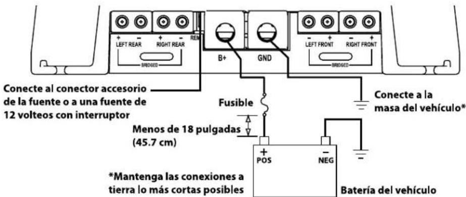 Rockford Fosgate Power 851 x - PRECAUCIÓN: - 4
