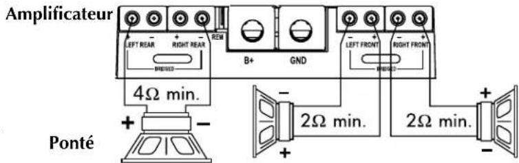 Rockford Fosgate Power 851 x - • Câblage à 3 voies - 1