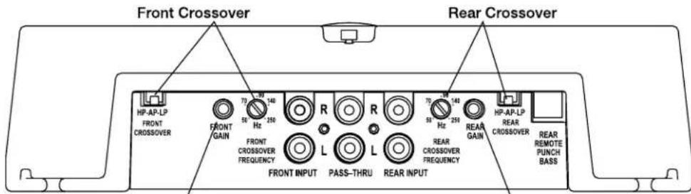 Rockford Fosgate Power 851 x - ADJUSTING GAIN - 1