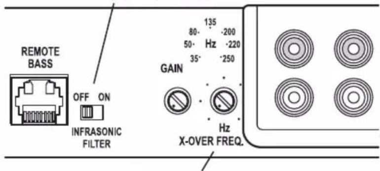 Rockford Fosgate Punch P3002 - REGOLAZIONE DELLA FREQUENZA DI INCROCIO (P6001bd) - 3