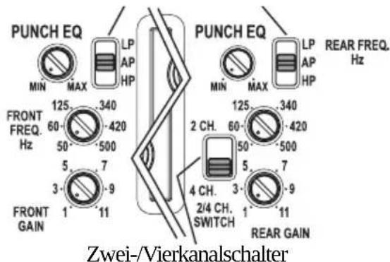 Rockford Fosgate Punch P3001 - CROSSOVER-FREQUENZ EINSTELLEN - 1