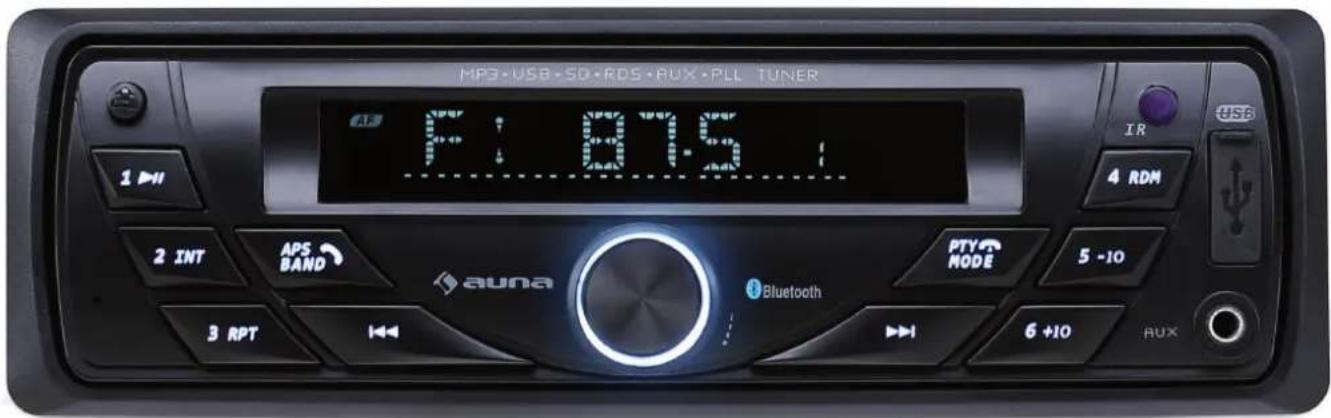 Auna MD140BT 10007164 - Auna MD-140-BT Autoradio - 1