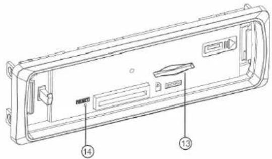 Auna MD140BT 10007164 - Panel frontal - 2