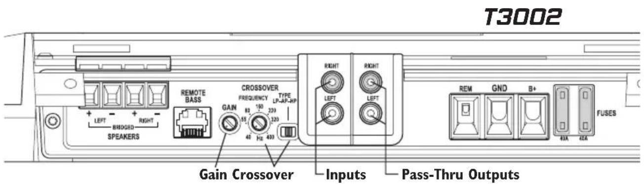 Rockford Fosgate T8004 - CROSSOVER-FREQUENZ EINSTELLLEN - 1