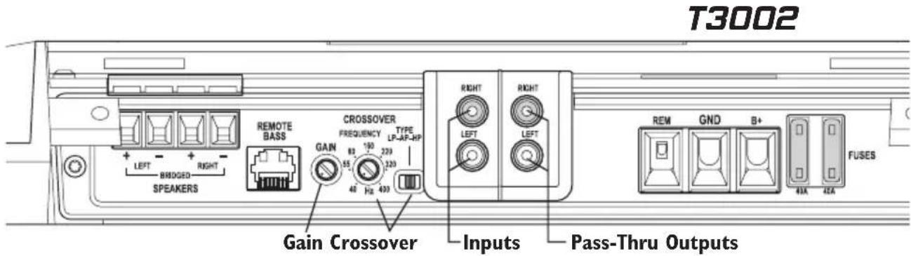 Rockford Fosgate T8004 - RÉGLAGE DE LA FRéQUENCY DU FILTRÉ PASSIF - 1