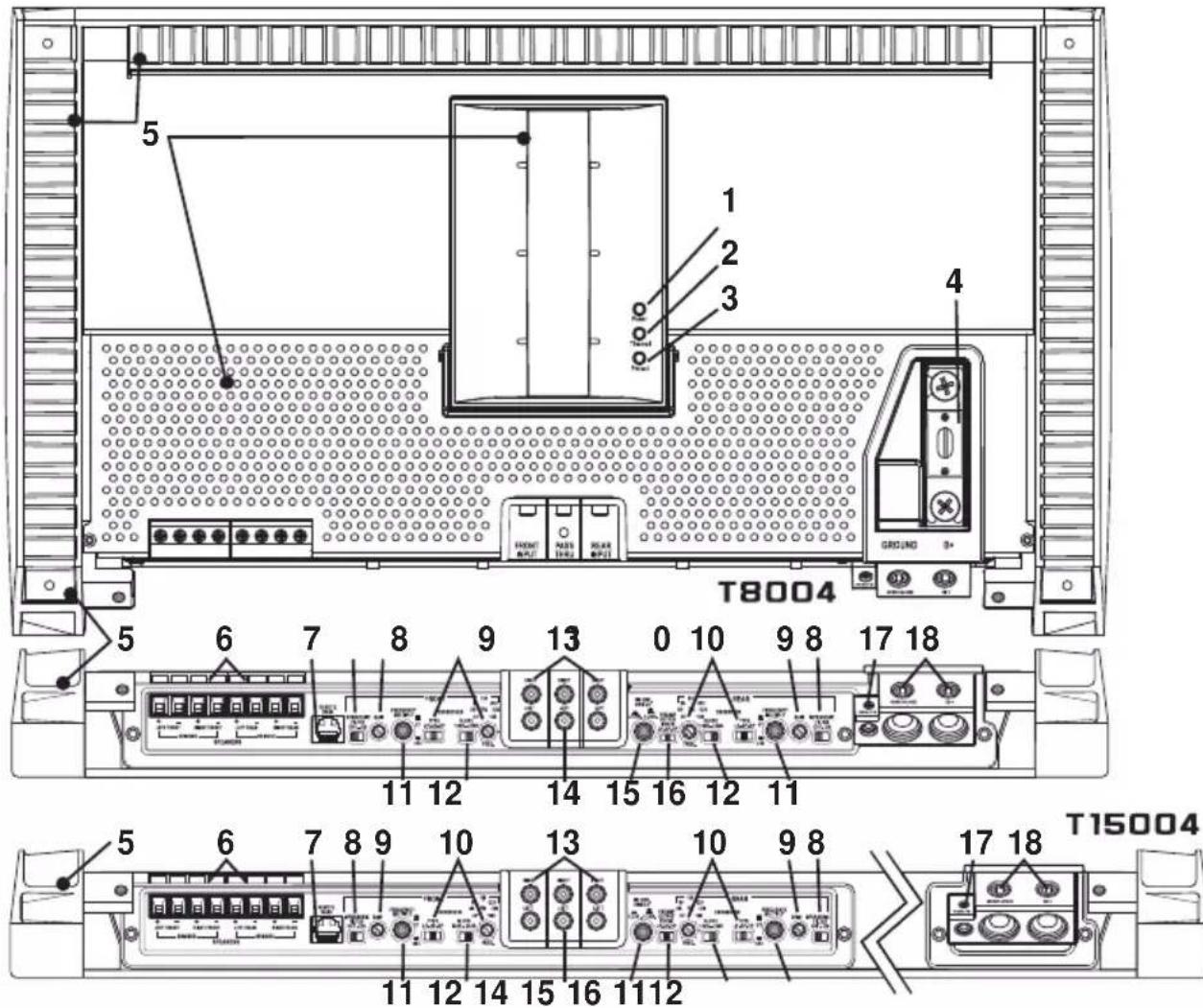 Rockford Fosgate T8002 - CONTENIDO DE LA CAJA - 2