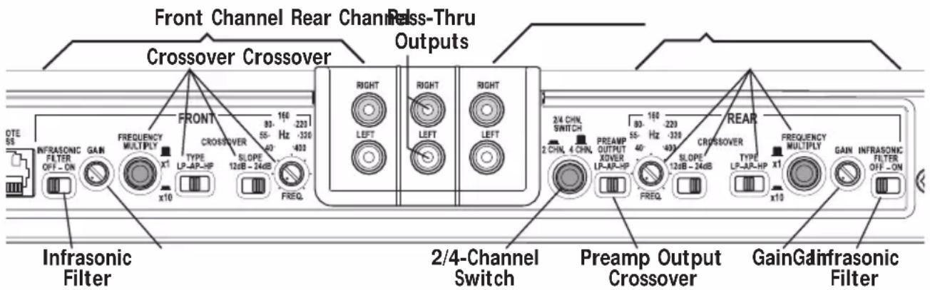 Rockford Fosgate T8002 - INTERRUPTORE MULTIPLICATORE FREQUENZA (Crossover) - 1