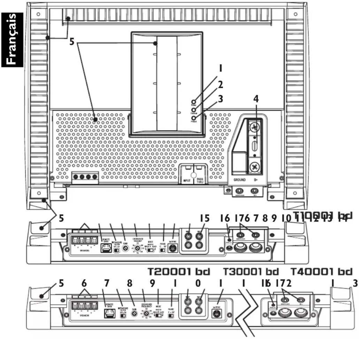 Rockford Fosgate T20001BD - CONTENU DE L'EMBALLAGE - 1