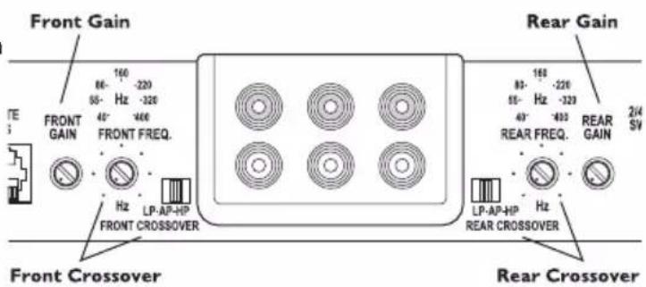 Rockford Fosgate Punch P6002 - CROSSOVER-FREQUENZ EINSTELLEN - 1