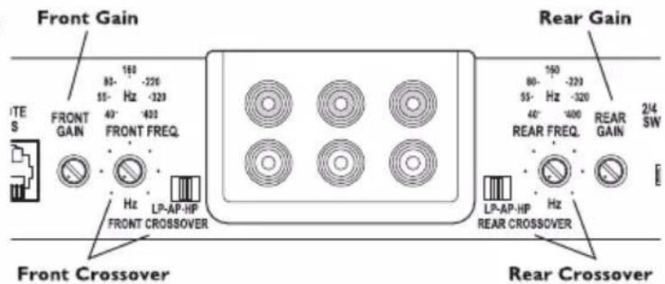 Rockford Fosgate Punch P6002 - AJUSTE DE LA FRECUENCIA X-OVER (Transición) - 1