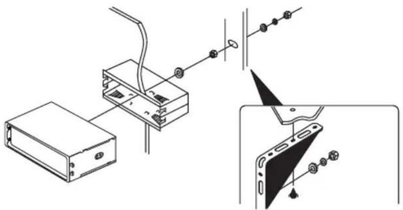 Renkforce SD7629 - Installation in the radio slot - 3