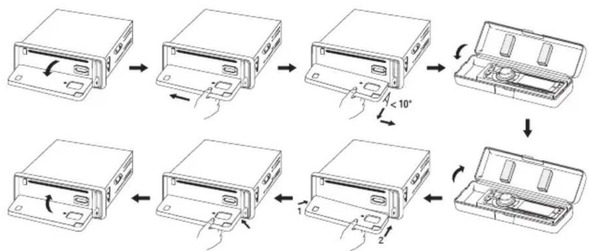 Renkforce CD7657 - Afnemen en aanbrengen van het bedieningspaneel - 1