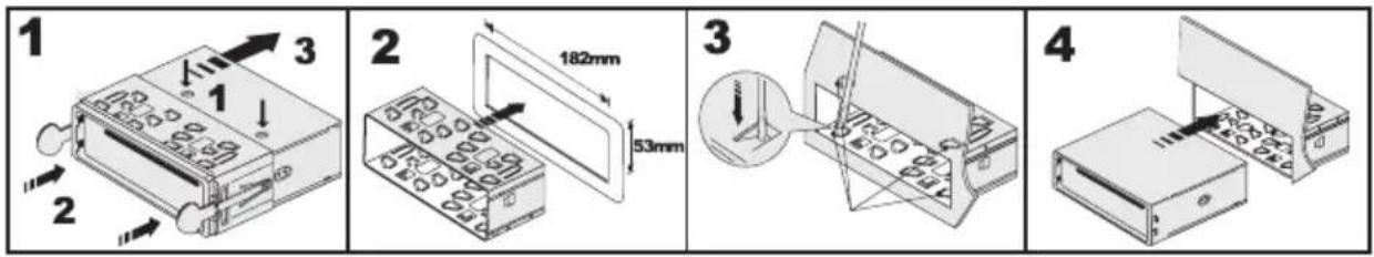 Renkforce CD7657 - Installation in the Radio Slot - 1
