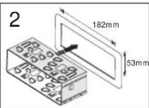 Renkforce CD7630 - Einbau in den Radioschacht - 2