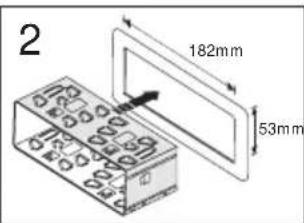Renkforce CD7630 - Installation into the radio slot - 2