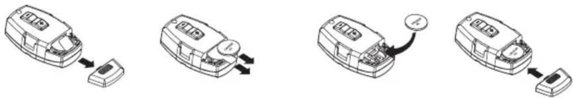 Renkforce BSD3023 - Insertion/Replacement of the Remote Control Battery - 2