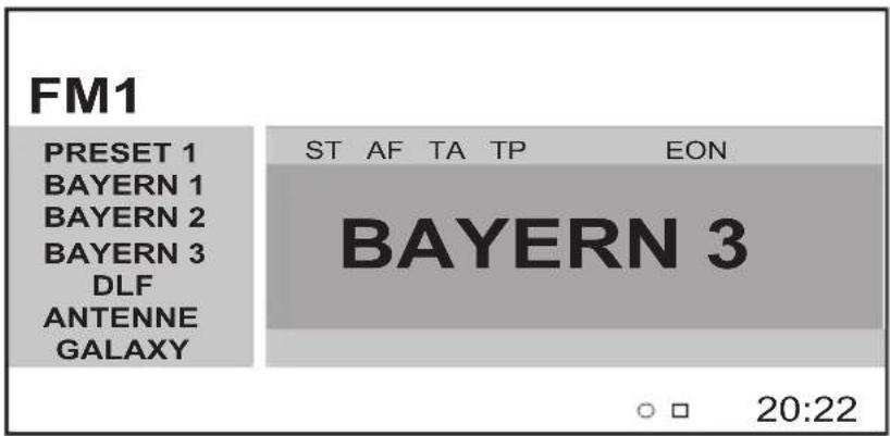 Renkforce DVD 6311 - Displayweergave in radiomodus - 1