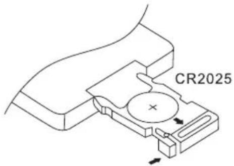 Renkforce DVD 6311 - Replacing the remote control battery - 3