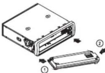 Renkforce AN 8006 - Afnemen en aanbrengen van het bedieningspaneel - 5