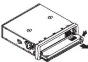Renkforce AN 8006 - Afnemen en aanbrengen van het bedieningspaneel - 3