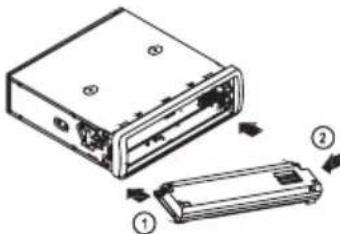 Renkforce AN 8006 - Abnehmer und Anbringen des Frontbedienteils - 5