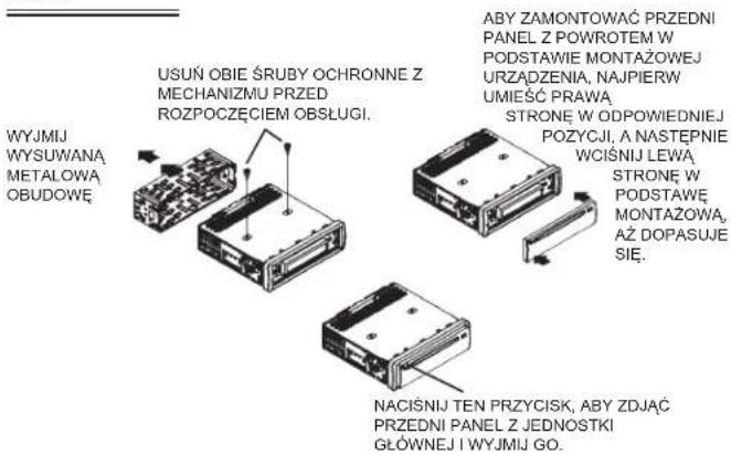 ELTA 7537N1 - Zakładanie przedniego panelu - 1
