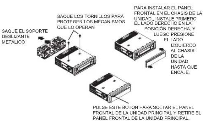 ELTA 7537N1 - Instalación del panel frontal - 1