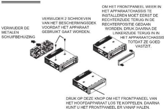 ELTA 7537N1 - Het installeren van het frontpaneel - 1