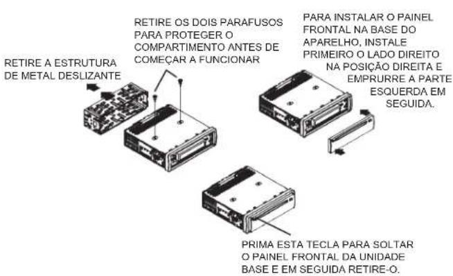 ELTA 7537N1 - Instalação do painel frontal - 1