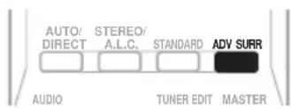 AUTO/ DIRECT STEREO/ A.L.C. STANDARD ADV SURR AUDIO TUNER EDIT MASTER
