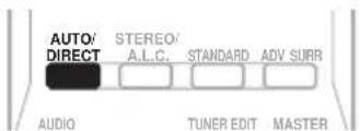 AUTO/ DIRECT STEREO/ A.L.C. STANDARD ADV SURR AUDIO TUNER EDIT MASTER